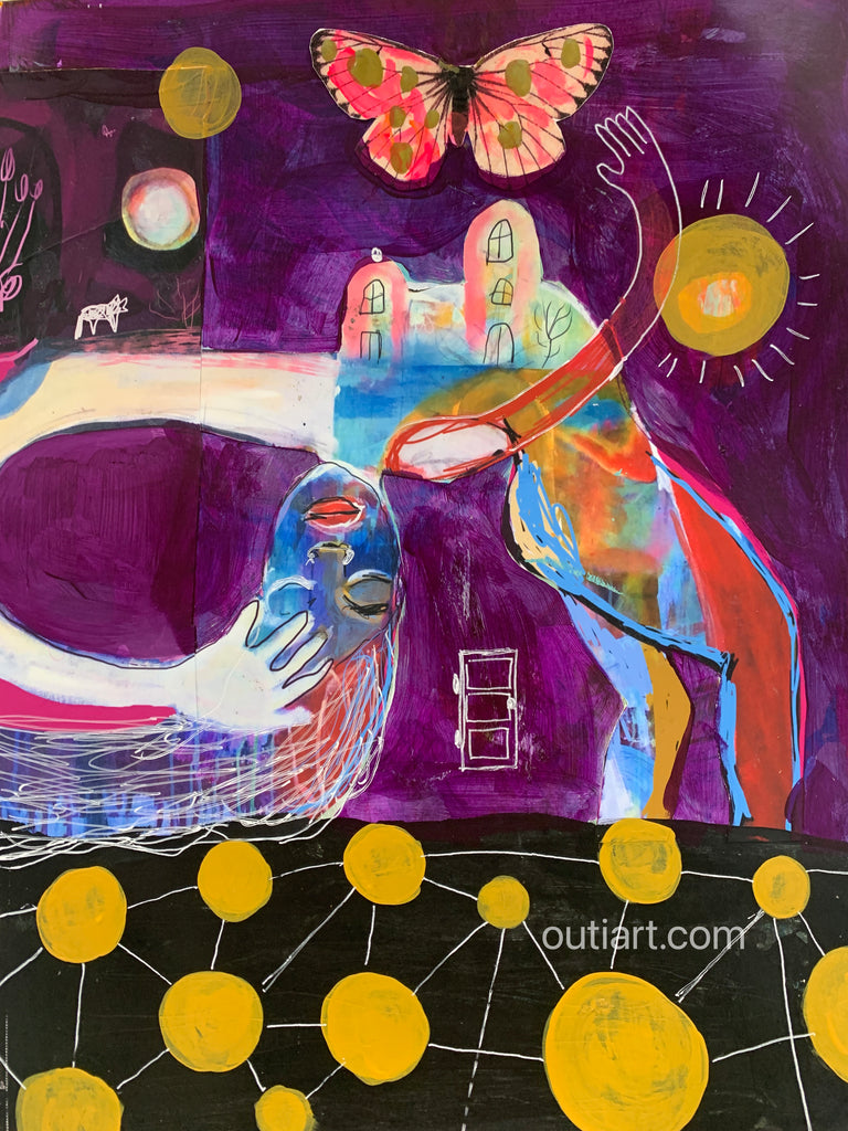 Simuntainiasly, original painting.