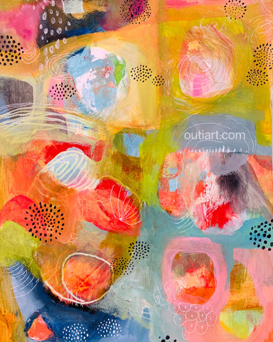 Let There Be Light, original painting.