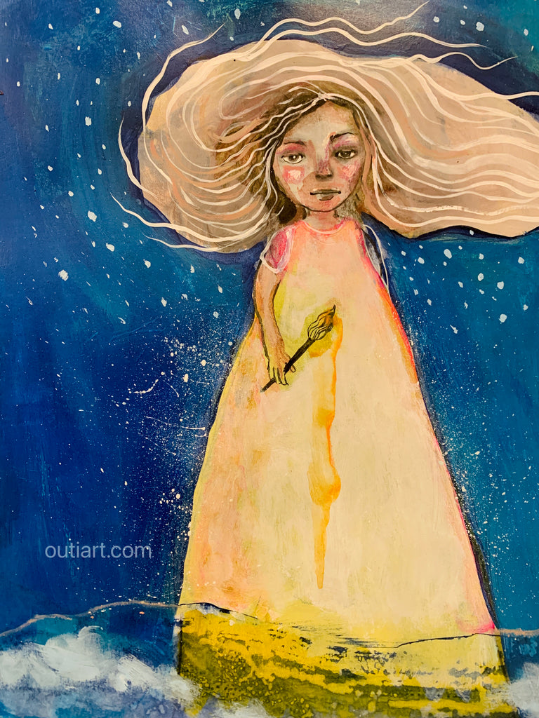 Horizon Painter, original painting.