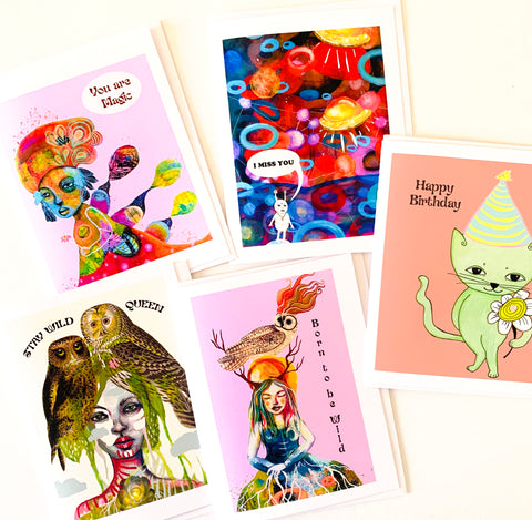 Greetings , note card set