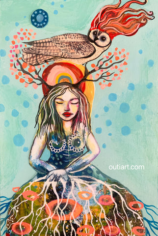 Centred in Love, original painting.