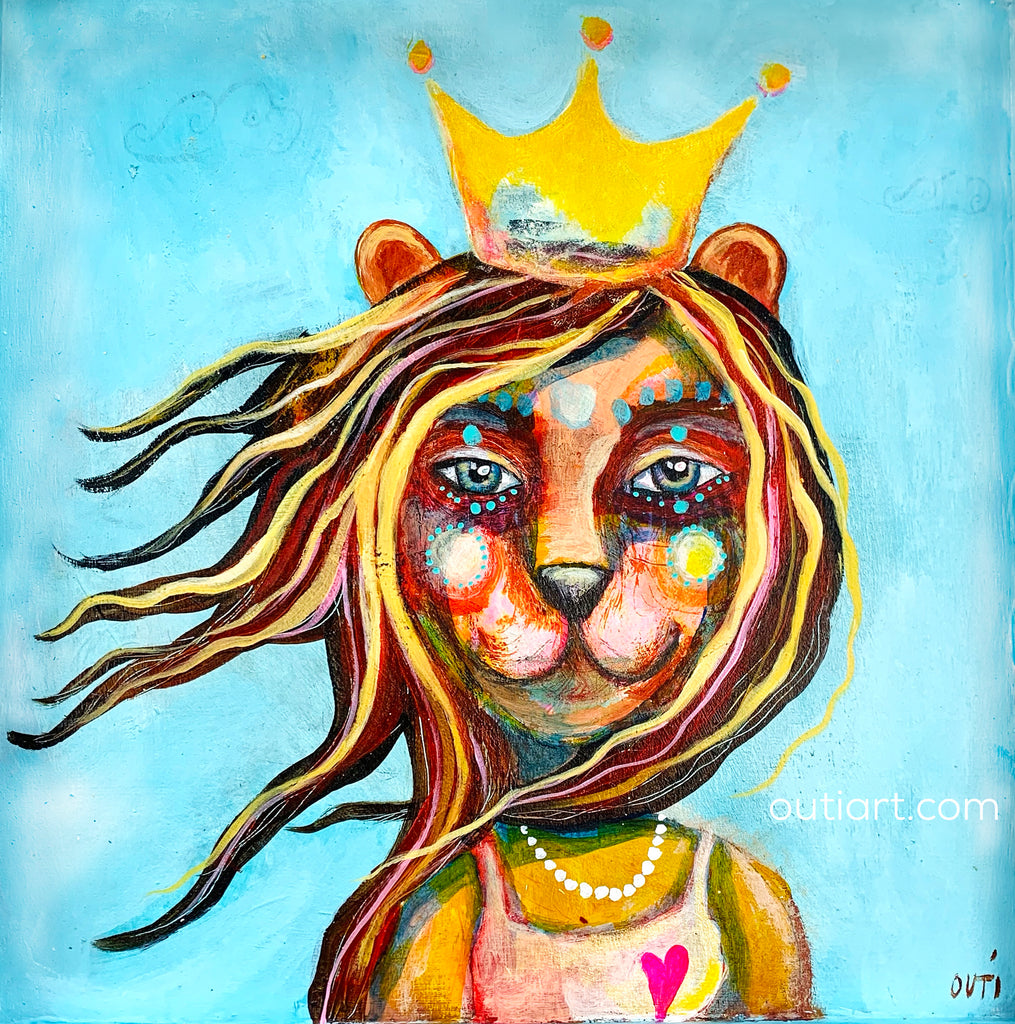 Love Storey, Part 1, print on wood