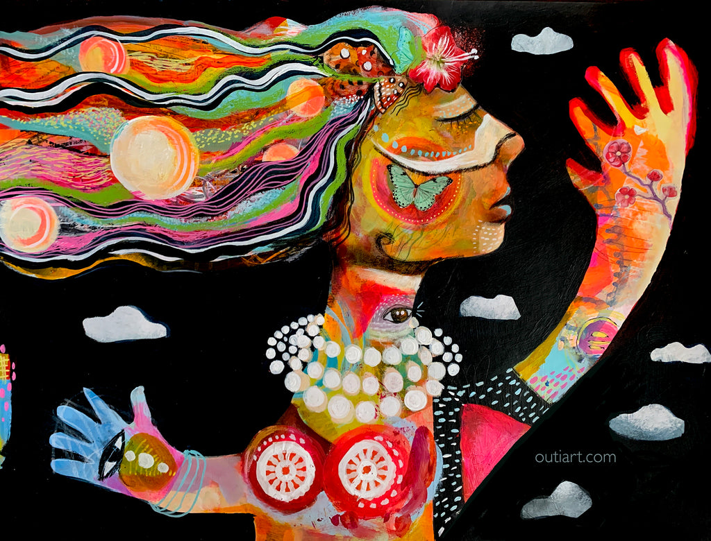 Celebration, original painting.