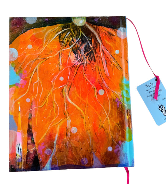 Land in Peace, hand-painted Journal