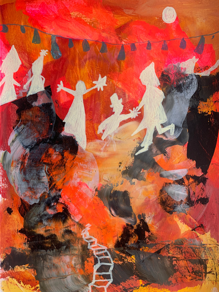 Carneval, original painting.