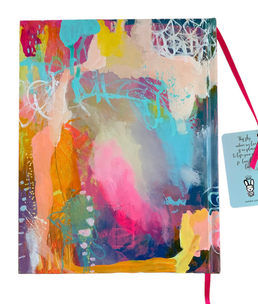 Blossoming, hand-painted Journal