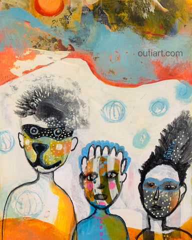 Blessed Diversity, original painting.