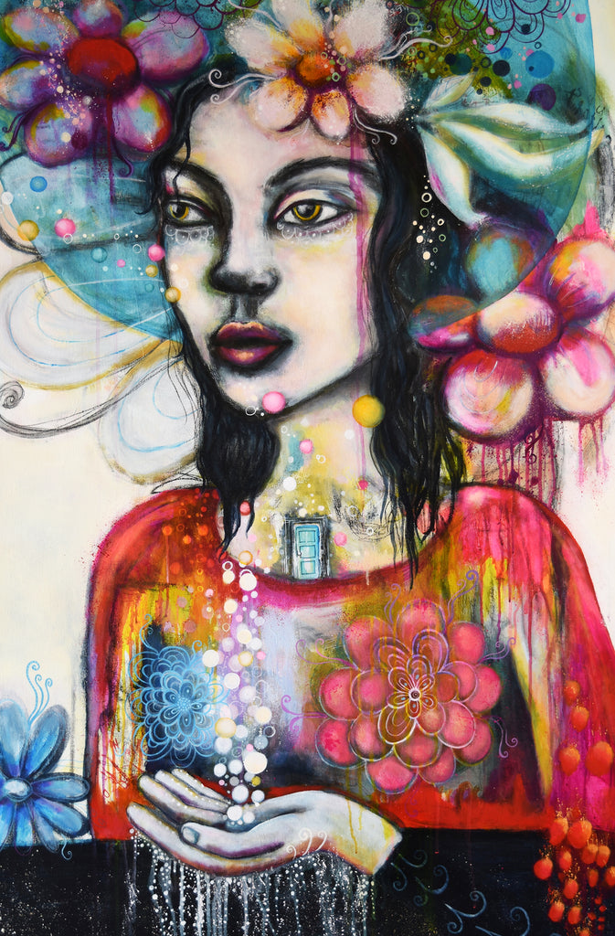 Alchemy, small print on wood