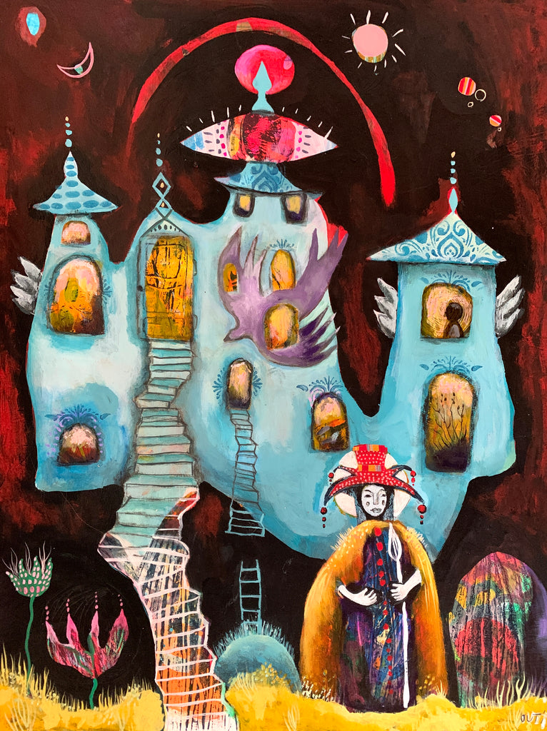 House of Spirits, original painting