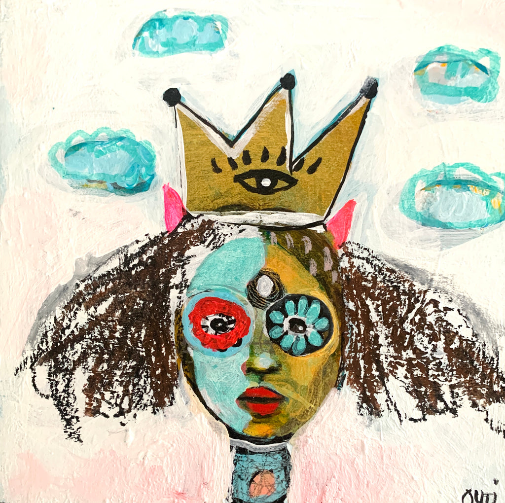 Day 19, First Grade Again, original painting