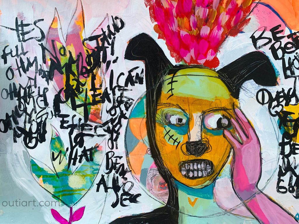 Bad Loop, original painting.