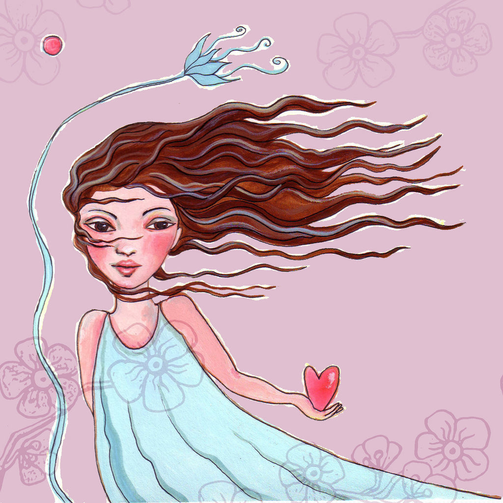 Holding Love, art tile