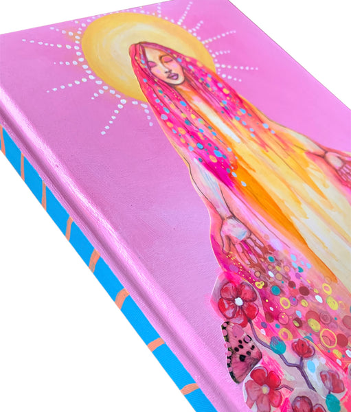 Letting Go, Hand Painted Journal