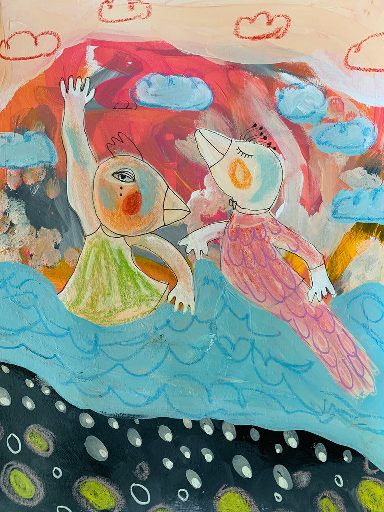 Tuesday Dance, original painting.