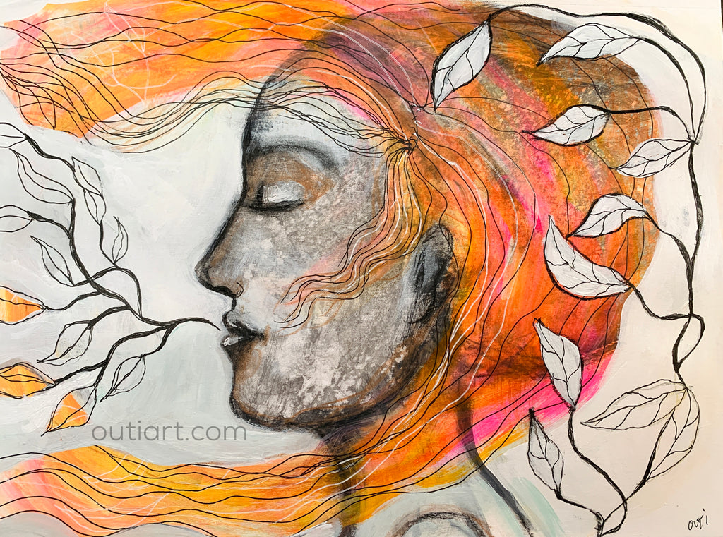 Inside Job” original painting.