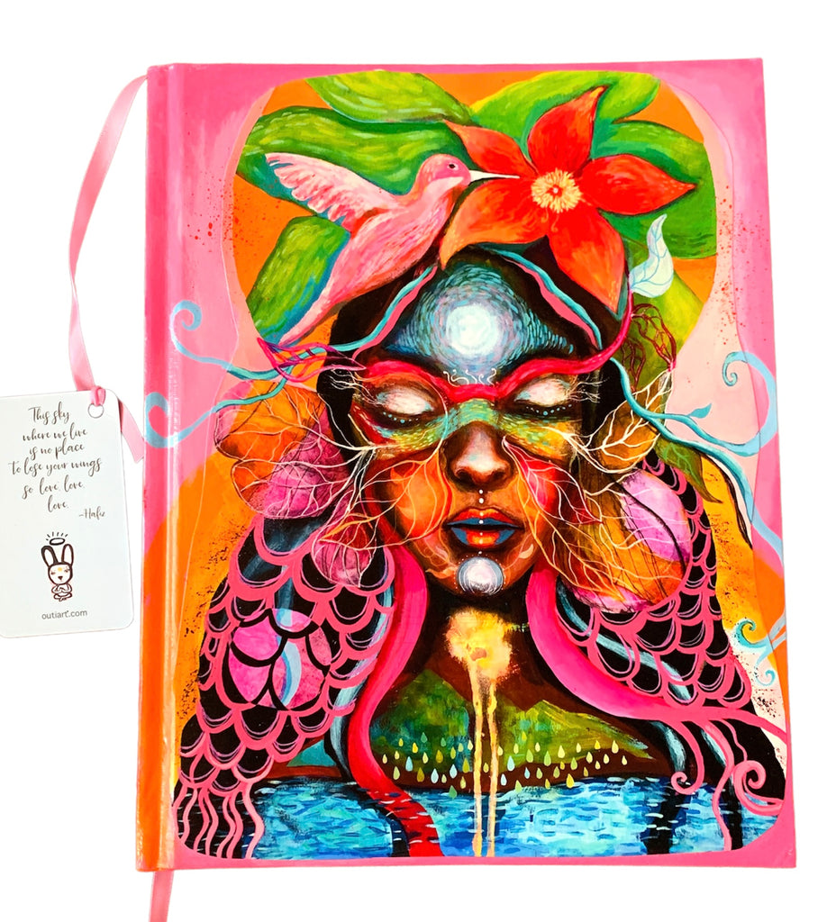 Abundant Soil, hand-painted Journal