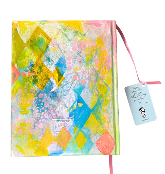 Letting Go, Hand Painted Journal