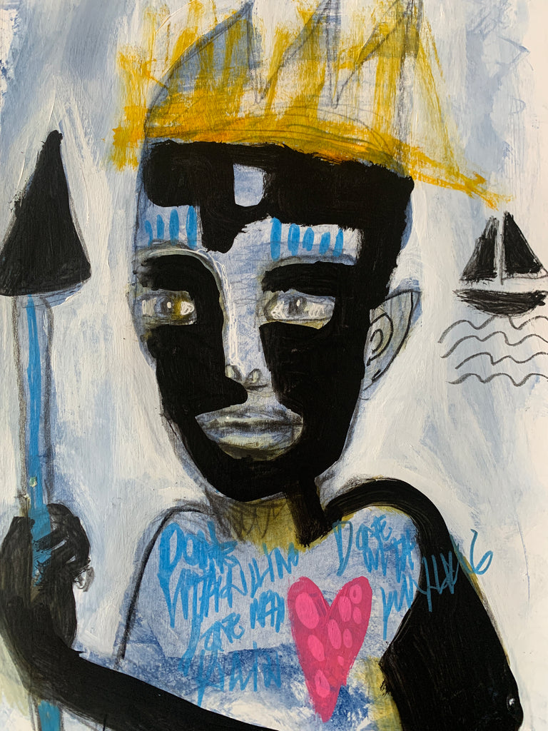 Winning Heart, original painting.