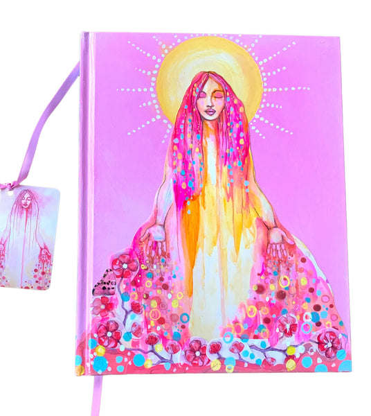 Letting Go, Hand Painted Journal