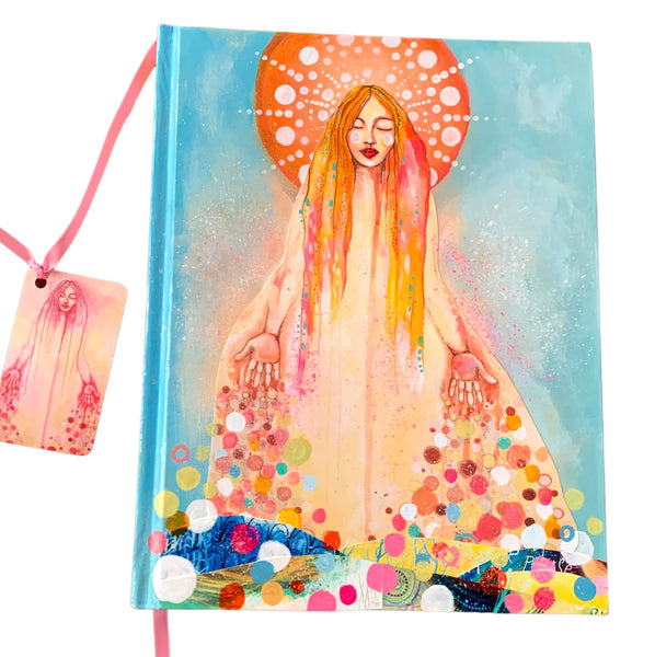 Letting Go, hand-painted Journal
