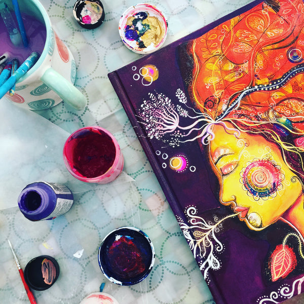 In-person Holiday JOURNAL Painting Workshop at ART 105