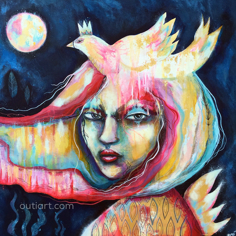 Queen of Cease-Fire, print