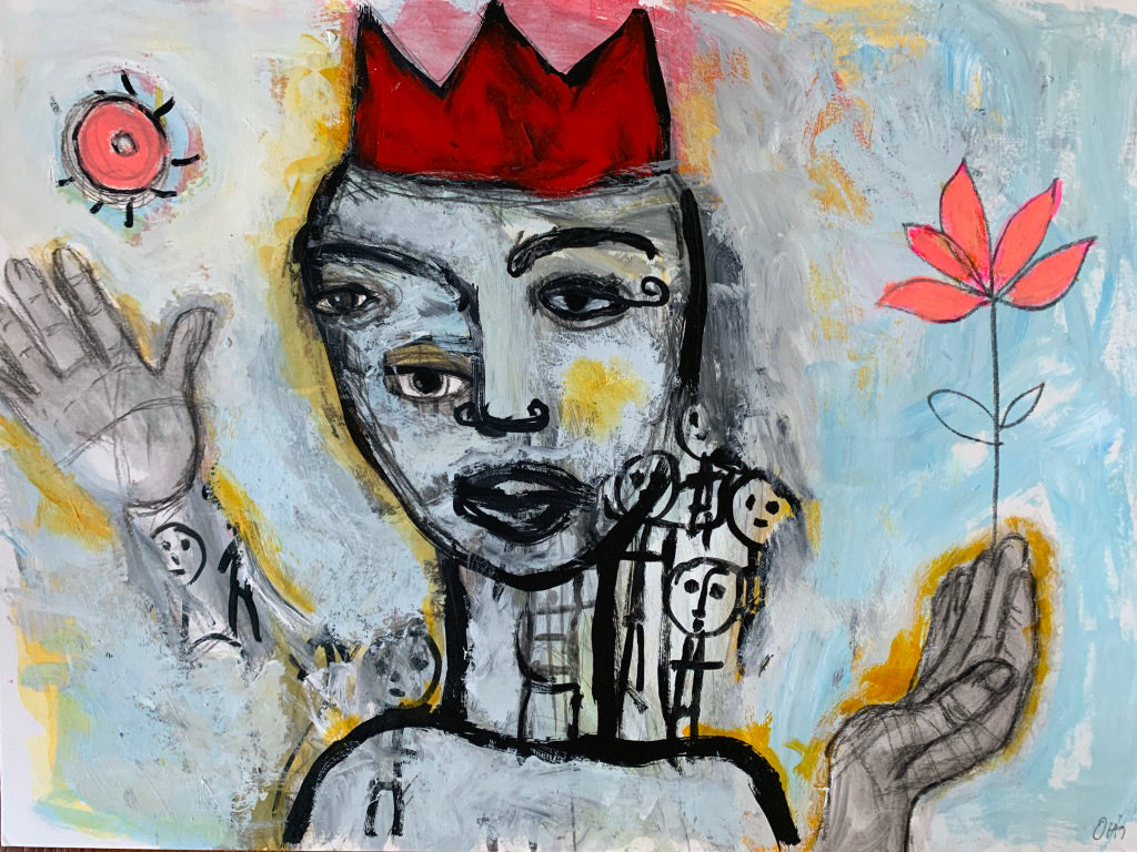 All The Gods Children, original painting.