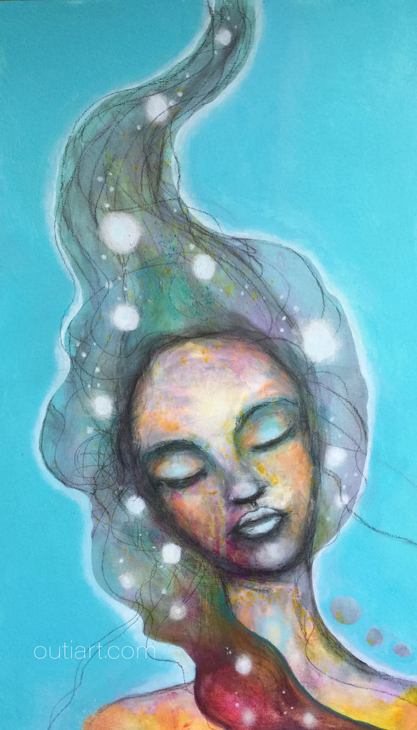 Becoming the River, print