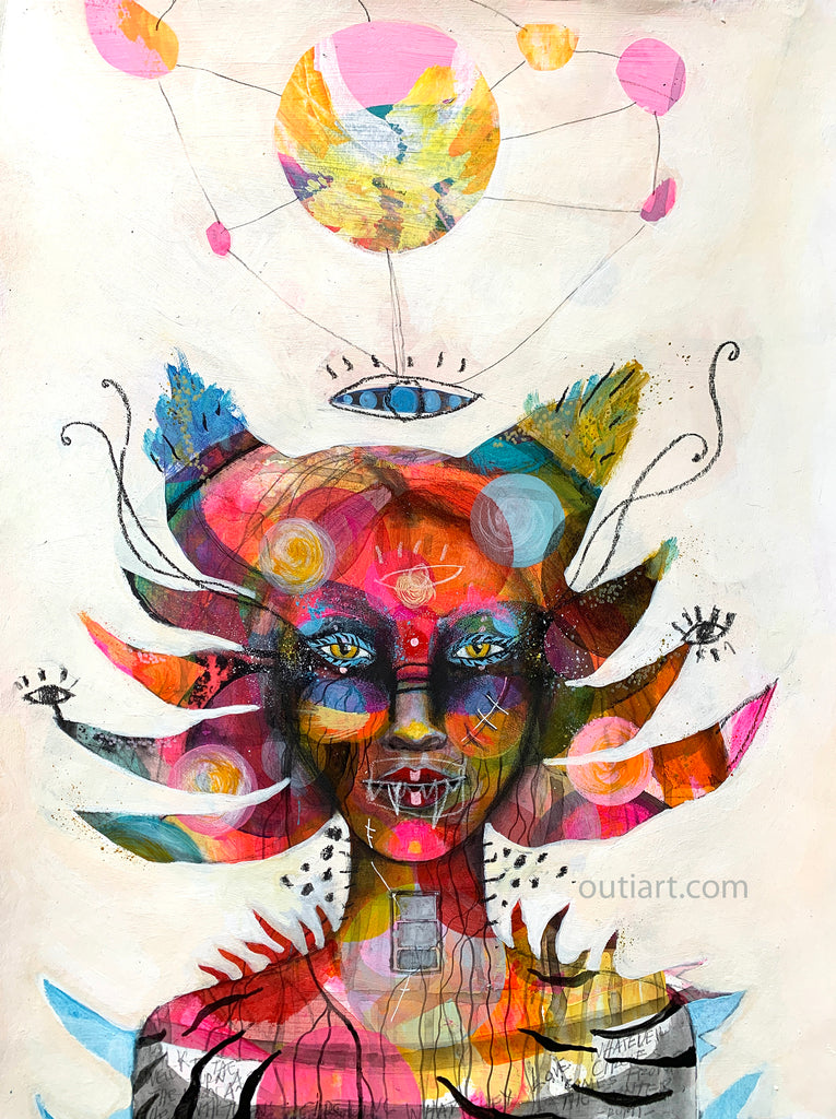 Creative Wildness, original painting.