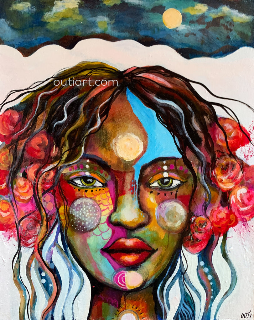 Internal Sun, original painting