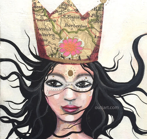 Queen of Adventure, art tile