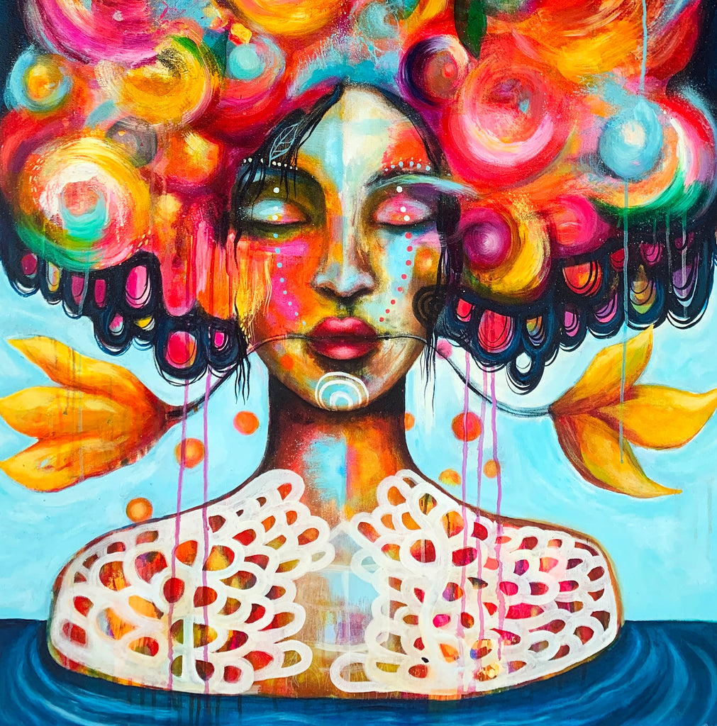 Where the Rainbow Gets its Colors, art tile