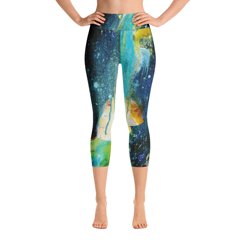 Cosmos Yoga Capri Leggings