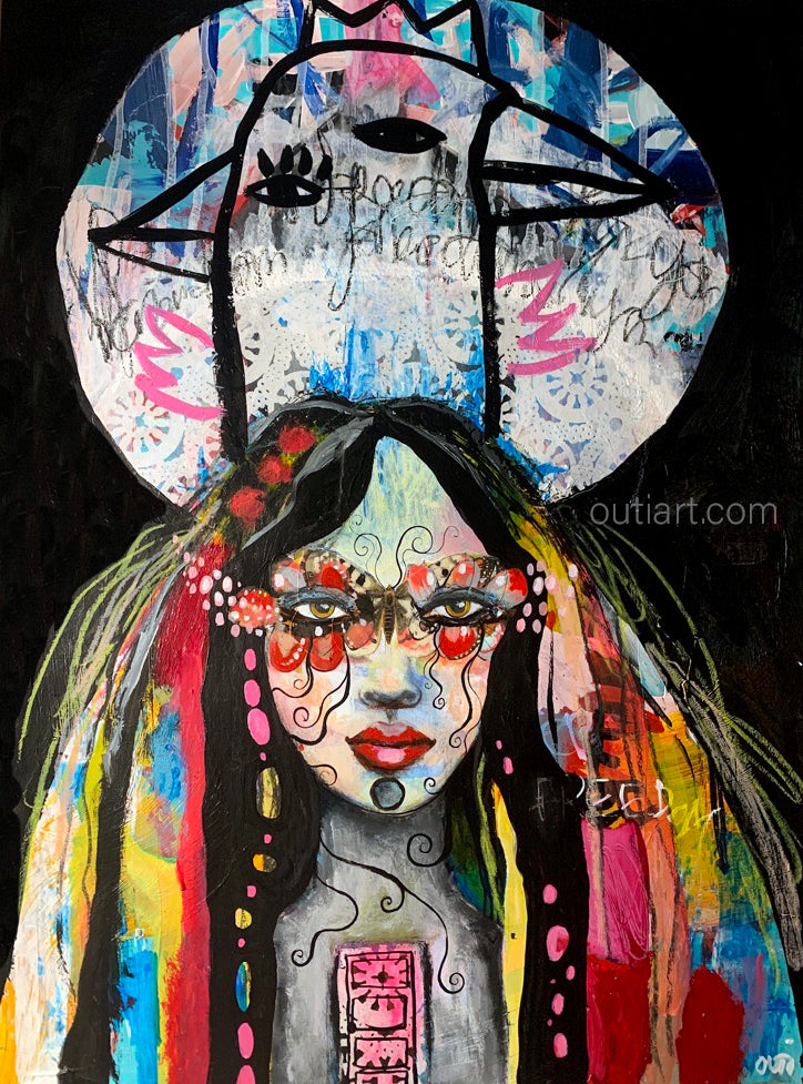 Bird's-Eye View, original painting