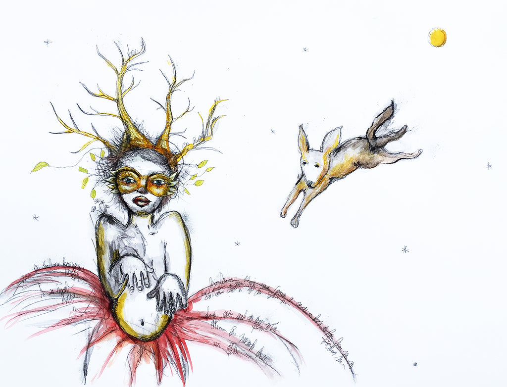 Call of the Forest, original painting.