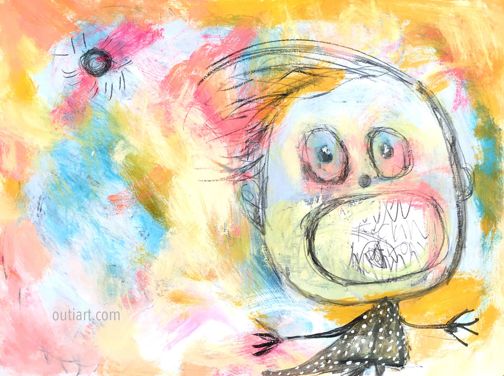 Can I Trust Sunny Days? Original painting.