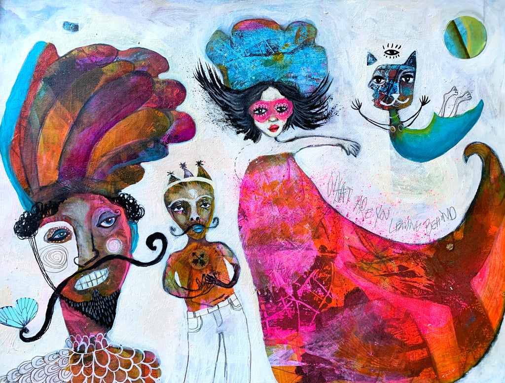 Circus Family, original painting