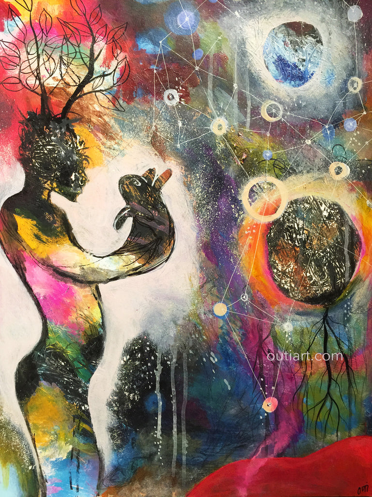 Closer, original painting