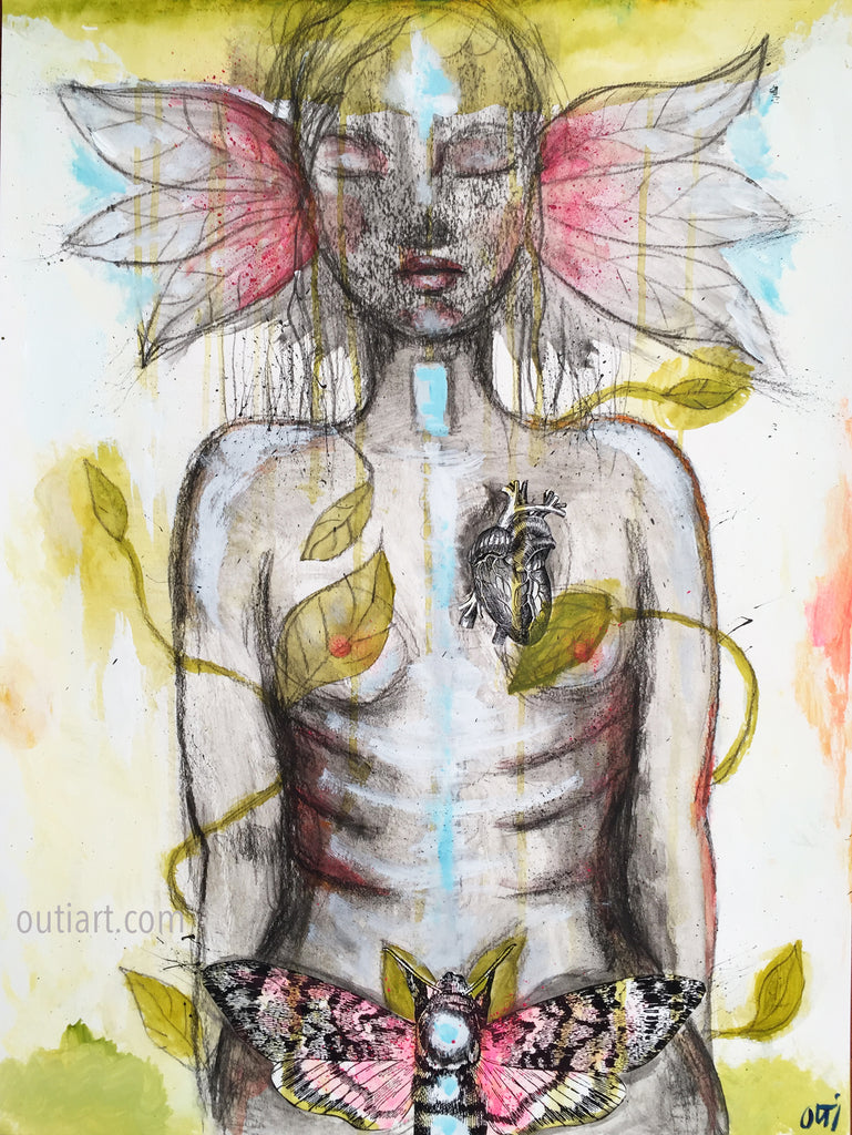 Cocoon, original painting.