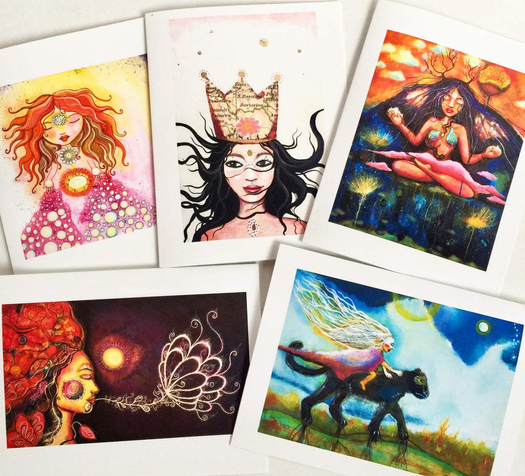 Feminine Journey, note card set