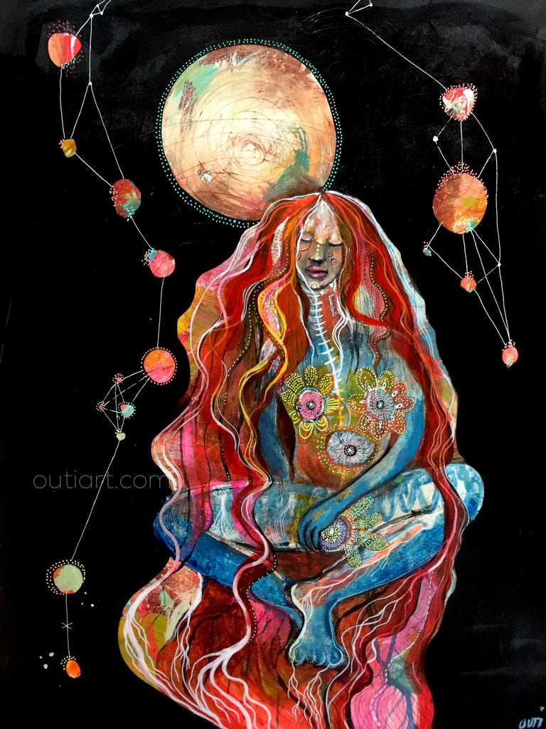 Fluid Universe, original painting