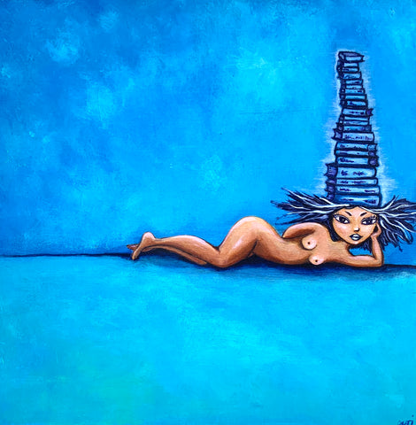 Experience vs. Knowledge,  Print on Wood