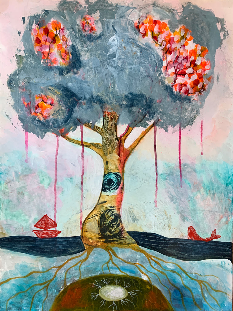 Invisible Beginning, original painting