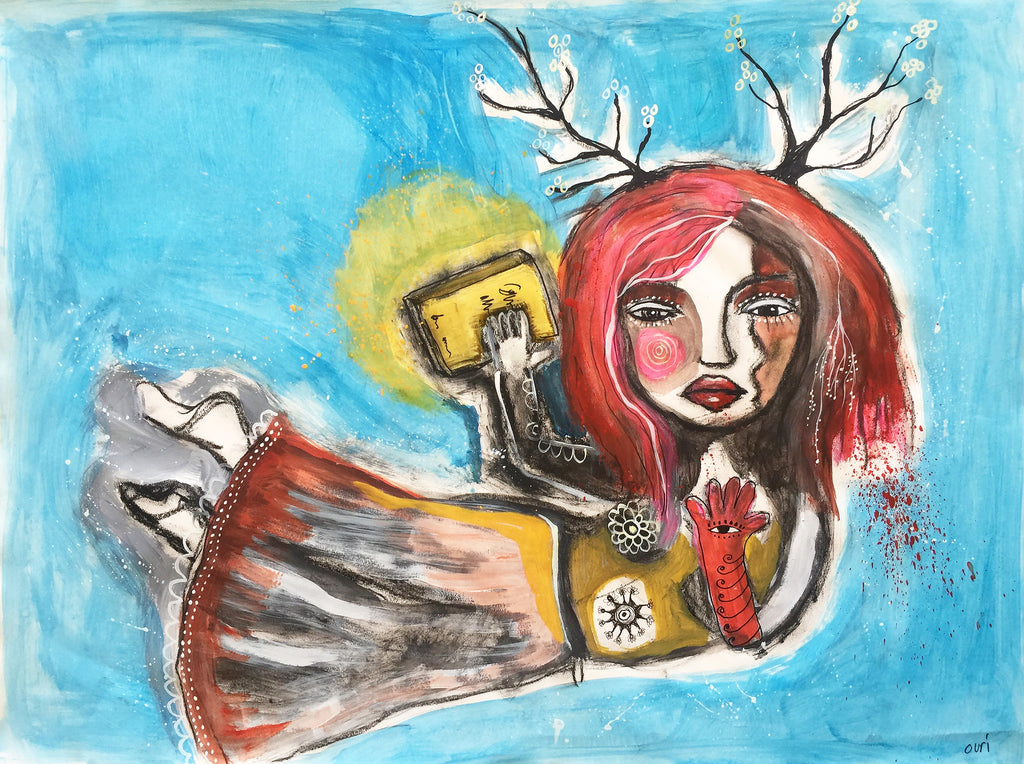 Golden Rules, Canvas Print on Wood