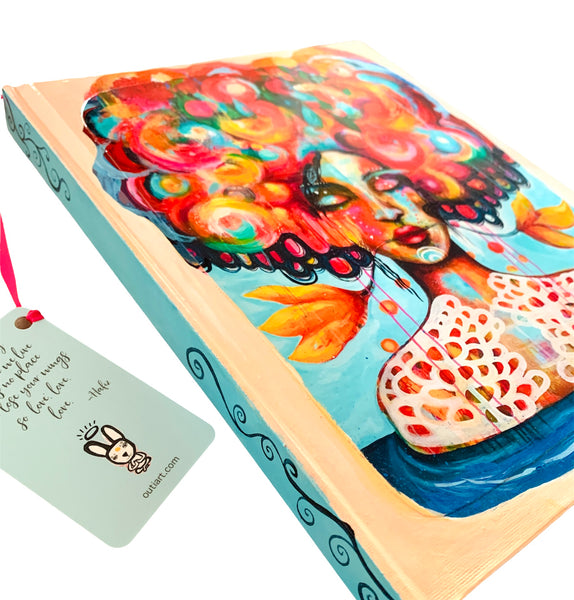 Where the Rainbow Gets Its Colors, hand-painted Journal