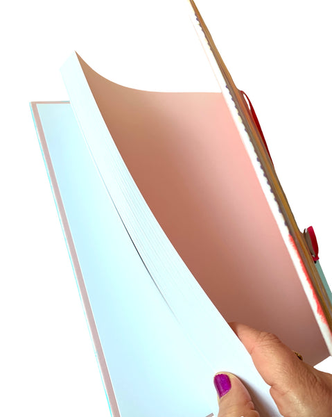 Blossoming, hand-painted Journal