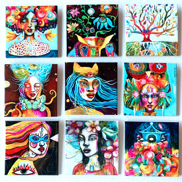 Where the Rainbow Gets its Colors, art tile