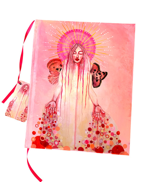 Letting Go, hand-painted Journal