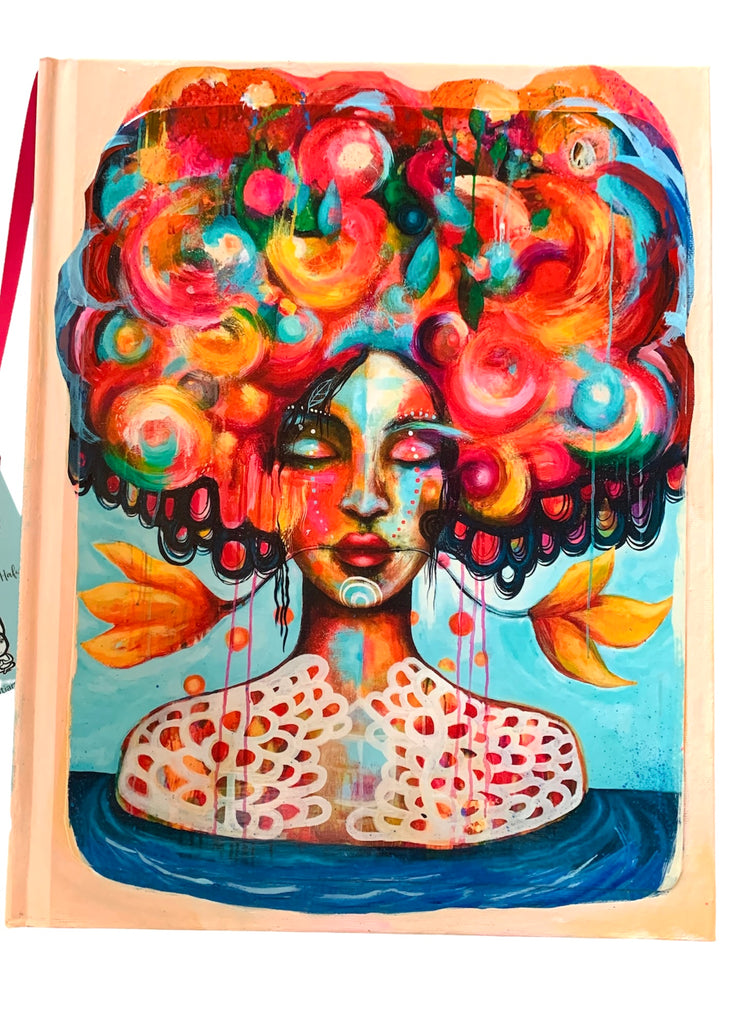 Where the Rainbow Gets Its Colors, hand-painted Journal