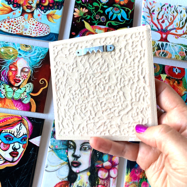 Butterfly Medicine, art tile